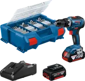 Set trapano Bosch GSR 18V-55 con custodia Pick and Click.