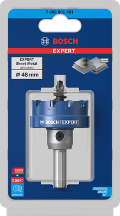 Sega a tazza per lamiera Bosch EXPERT da 48 mm.
