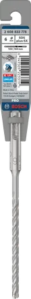 Punta da trapano Bosch PRO SDS plus-5X 6×100×160 mm.