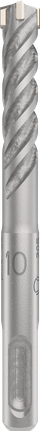 Punta per trapano a percussione Bosch PRO SDS plus-5X, diametro 10 mm.