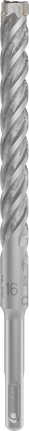 Punta per trapano a percussione Bosch PRO SDS plus-5X da 16 mm, punta a spirale.