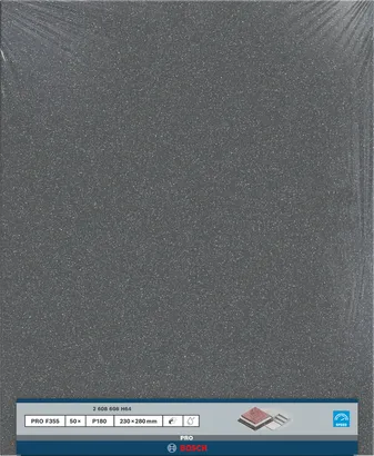 Rotolo abrasivo Bosch PRO C355 230x280 mm G180 foglio.