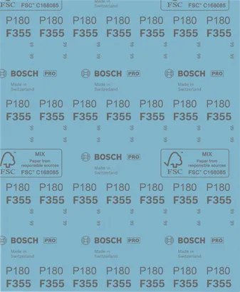 Rotolo abrasivo Bosch PRO C355 230x280 mm grana 180.
