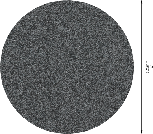 Foglio abrasivo Bosch PRO F355, disco G60 da 125 mm.