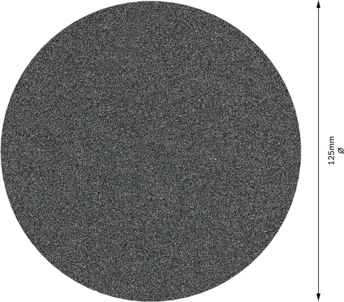 Disco abrasivo Bosch PRO F355 125 mm G80 per la finitura delle superfici.