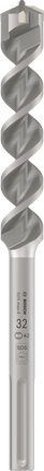 Punta per trapano a percussione Bosch PRO SDS max-4 da 32 mm per calcestruzzo.