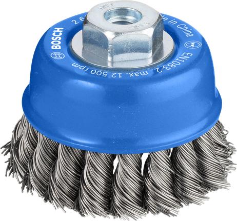 Spazzola a tazza pesante Bosch PRO Metal, 75 mm per smerigliatrici angolari.