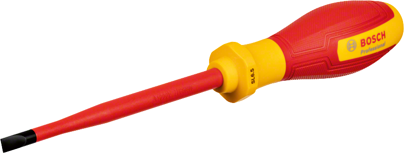 Cacciavite isolato Bosch VDE SL6.5 per lavori elettrici.