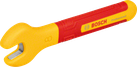 VDE-isolierter 8-mm-Schraubenschlüssel von Bosch für Elektroarbeiten.