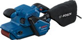 Levigatrice a nastro Bosch GBS 750 con sacchetto raccoglipolvere.