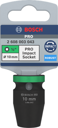 Bussola a impatto Bosch PRO da 1/2″ 10 mm.
