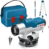 Kit di livellamento ottico Bosch GOL 26 G per un livellamento preciso.