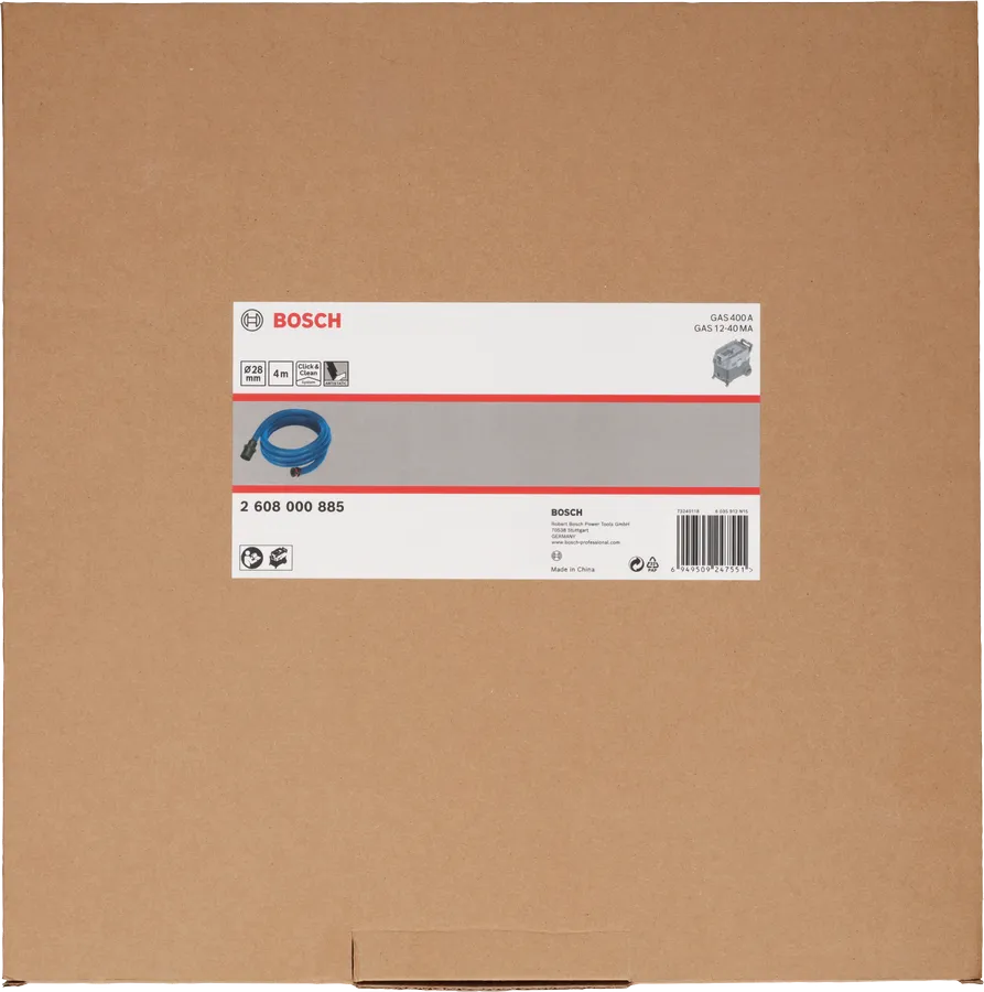 Tubo flessibile conduttivo Bosch da 4 m e 28 mm.