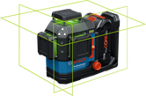 Strumento di livellamento laser Bosch GLL 18V-120-33 CG con portata di 120 m.
