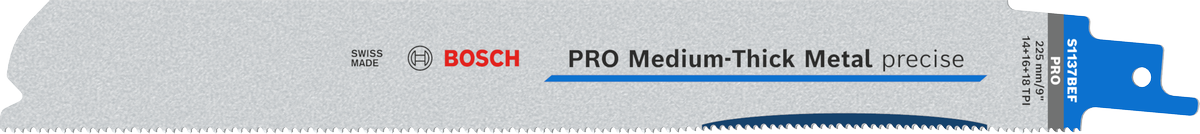 Lama di precisione Bosch PRO Medium-Thick Metal S1137BEF.