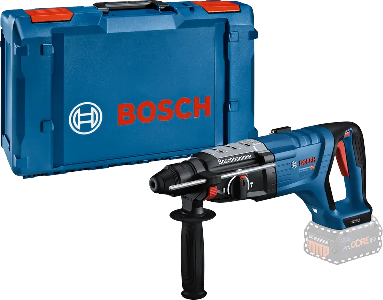 Martello perforatore Bosch GBH 18V-28 con valigetta.