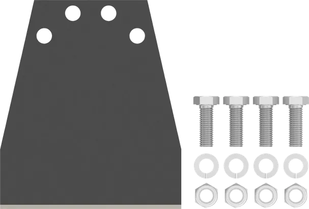 Set di ricambio per raschietto per pavimenti Bosch PRO SDS max da 152 mm.