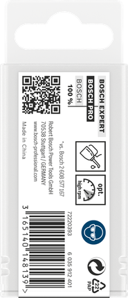 Confezione di punte per trapano a doppia estremità Bosch PRO Metal HSS-G da 4,9×62 mm.