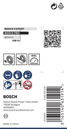 Ruota abrasiva Bosch PRO Metal Clean 50 x 0,2 mm.