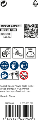 Spazzola Bosch PRO Metal a punta spessa 19 x 0,35 mm.