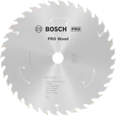 Lama per sega circolare a batteria Bosch PRO Wood T36, 165 mm.