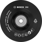 Platorello Bosch PRO morbido da 100 mm per smerigliatrici.