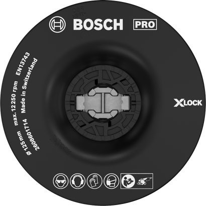 Accessorio Bosch PRO Platorello morbido da 125 mm X-Lock.