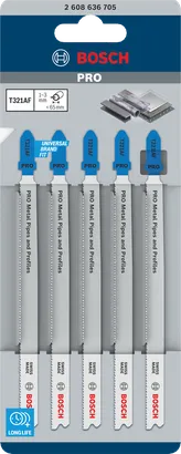 Lame per seghetto Bosch PRO Metal Pipes and Profiles T321AF 132 mm 5 pz.
