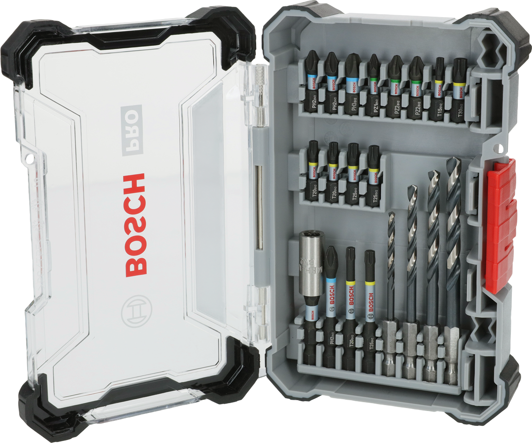 Set Bosch PRO Impact Metal da 20 pezzi per forare e avvitare.