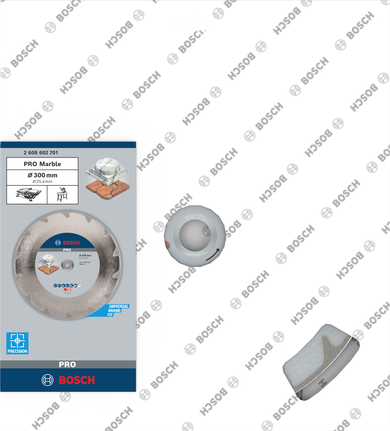 Disco diamantato per marmo Bosch PRO 300 x 25,4 mm.