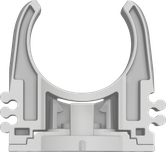 Clip per tubi Bosch PRO EPC, diametro 25 mm.
