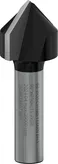 Punta per fresa Bosch PRO V-Groove a 90° da 16 mm per scanalature precise.