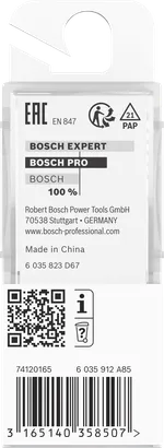 Fresa dritta Bosch PRO 18×24,6 mm, gambo 8 mm.