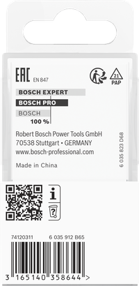 Fresa per mortasatura Bosch PRO 12,7×12,7 mm, gambo da 8 mm.