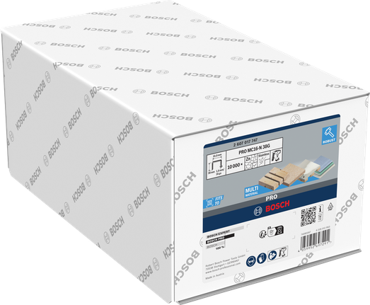 Scatola di punti metallici Bosch PRO MC16-N 38G 1,6/16 g da 38 mm.