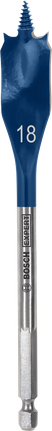 Punta da trapano a vanga Bosch EXPERT Self Cut Speed da 18 mm.