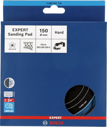 Platorello multiforo Bosch EXPERT 150 mm duro.