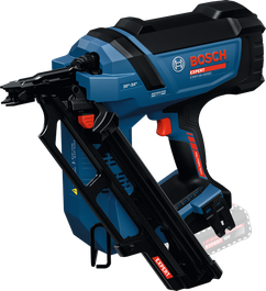 Pistola sparachiodi a batteria Bosch EXNH18V-90MD per cornici.