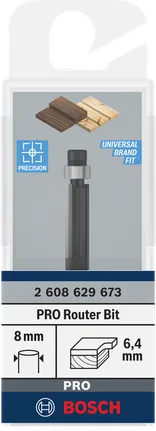 Fresa Bosch PRO 8 mm 6,4 mm.
