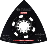Platorello abrasivo in metallo duro Bosch EXPERT AVZ 90 RT2, 90 mm.