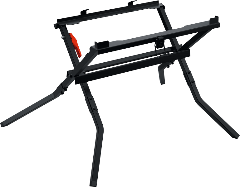 Supporto per sega Bosch GTA 571 con telaio pieghevole.