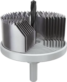 Set di seghe a tazza con albero per legno e cartongesso Bosch , 25-68 mm.