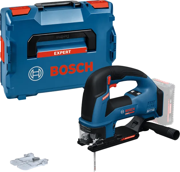 Seghetto alternativo a batteria Bosch con custodia e set di lame.