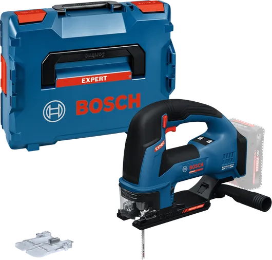Seghetto alternativo a batteria Bosch con custodia e set di lame.