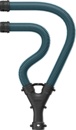 Set di raccordi antipolvere Bosch PRO Y-Hose per seghe da tavolo.