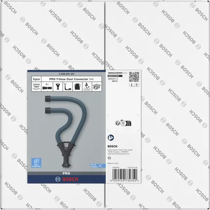 Set di raccordi antipolvere per tubo flessibile a Y Bosch PRO.