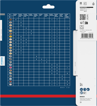 Lama per sega circolare Bosch EXPERT per pannelli laminati 210×30 mm.