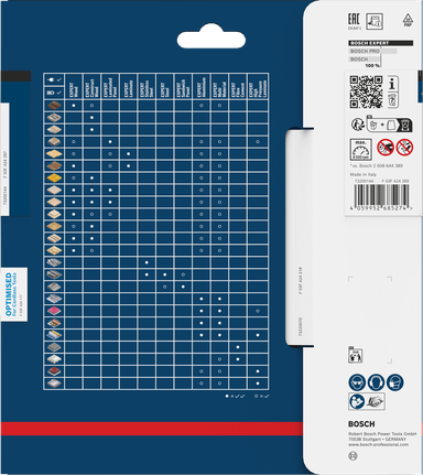 Lama per sega circolare Bosch EXPERT Fibre Cement da 160 mm.
