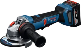 Smerigliatrice angolare Bosch GWS18V-11PS con batteria da 18 V.