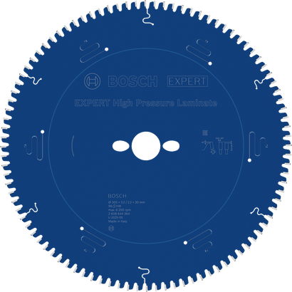 Lama per sega circolare Bosch EXPERT High Pressure Laminate, 305 mm.